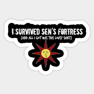 I Survived Sen's Fortress Sticker